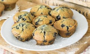 Čučoriedkové muffiny