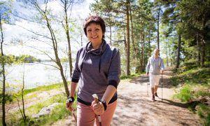 Nordic walking v podaní seniorov