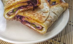 Tortilla s vajíčkami, Fotorecept