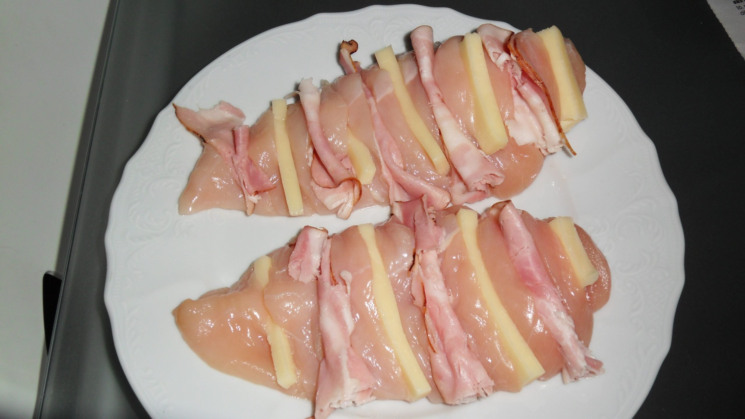 Kuracie prsia so syrom a slaninkou, Fotorecept