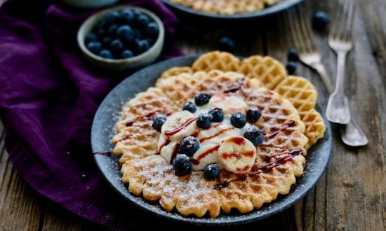 wafle s jogurtom