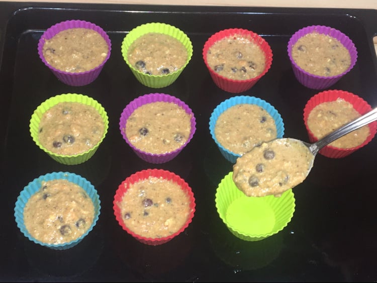 Zdravé batátové muffiny, Fotorecept