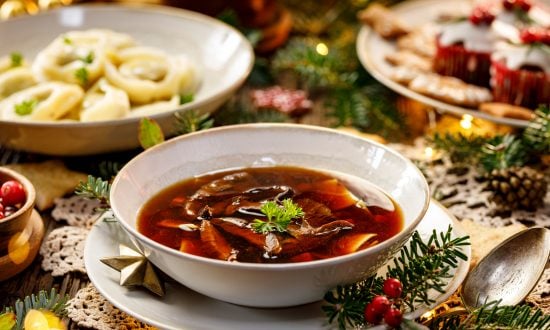 vegetariánske vianočné menu