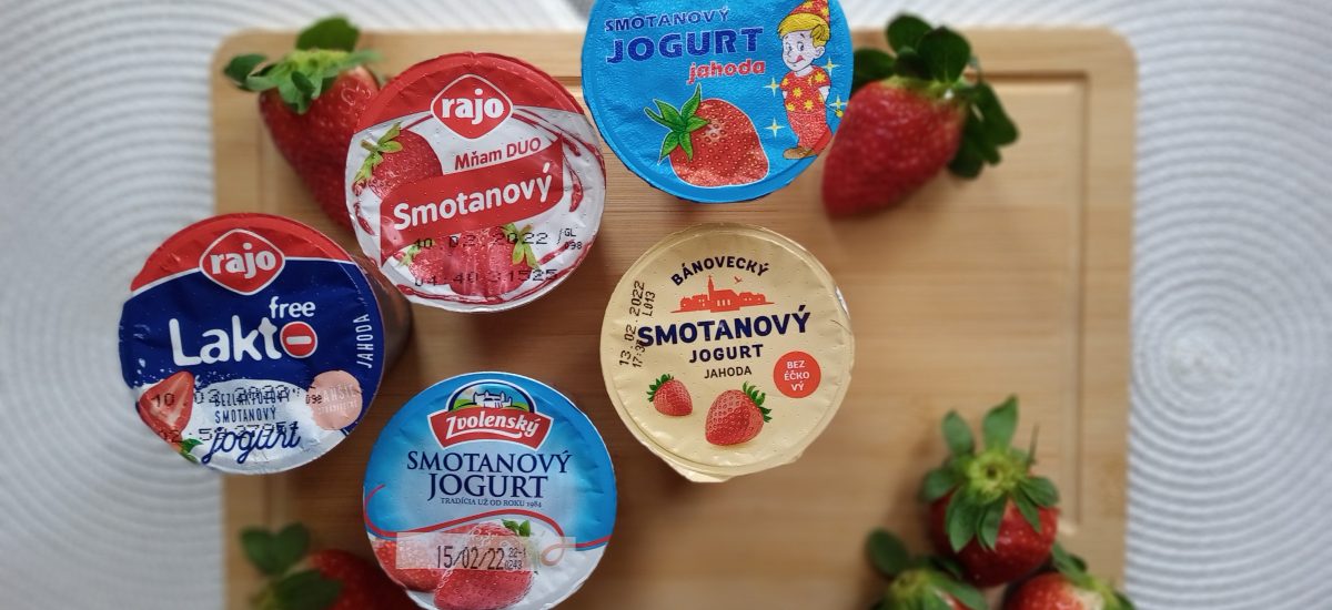 Jahodové jogurty, Test