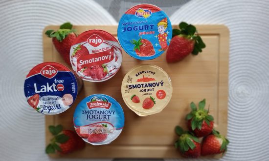 Jahodové jogurty, Test