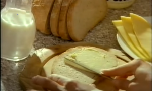 reklamy rok 1994 chlieb maslo perla stará reklama
