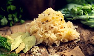 Zemiakové pyré s kyslou kapustou recept
