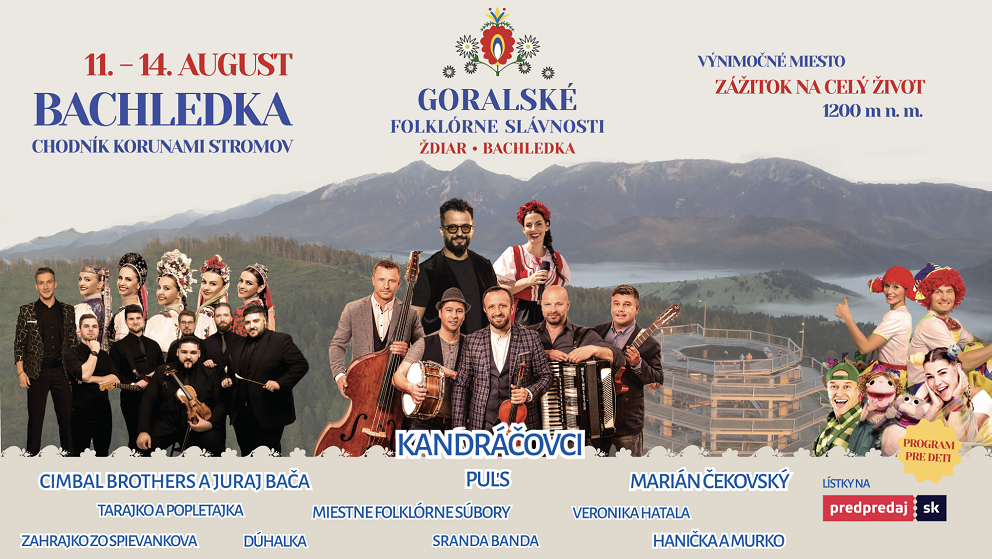 plagát ku Goralským folklórnym slávnostiam