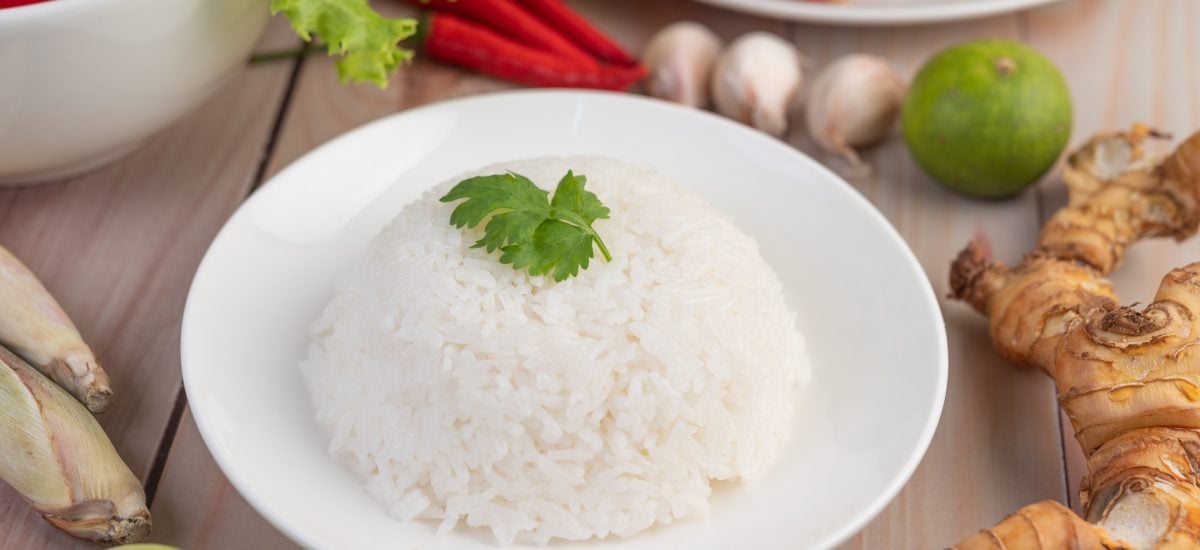 Naservírovaná ryža
