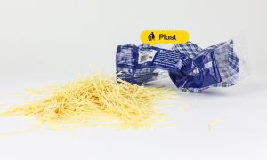 plastový obal cestoviny