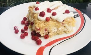 Ryžový nákyp s červenými ríbezľami, Fotorecept