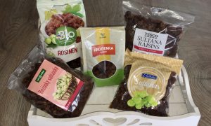 Sušené hrozienka, Test