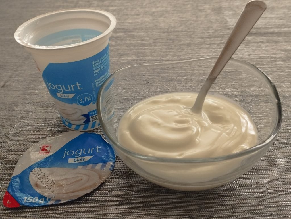 Test bielych jogurtov, K classic
