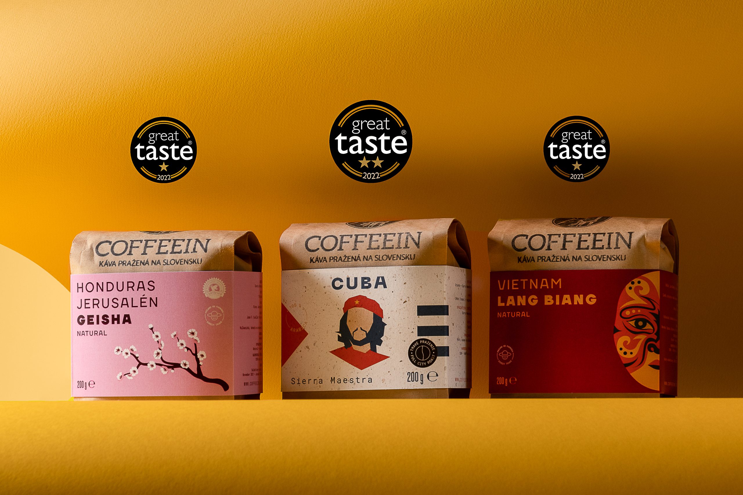 Pražiareň COFFEEIN získala prestížne ocenenie great taste awards za 3 svoje kávy