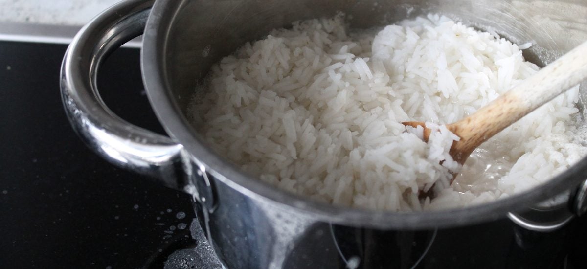 ako opraviť zlepenú a kašovitú ryžu