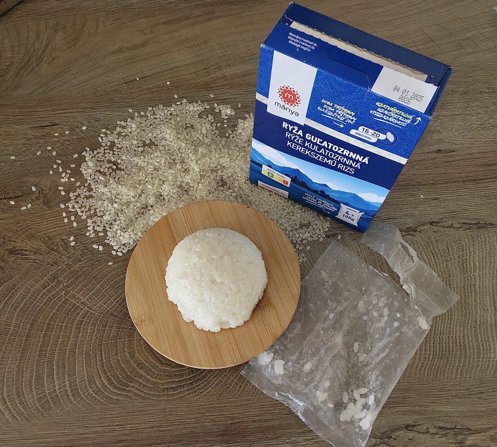Guľatozrnná ryža, Test