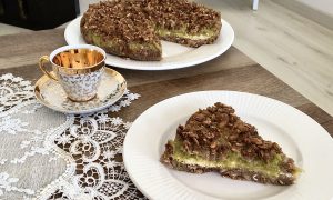 Fotorecept, Svieži proteínový koláč s rebarborou a tvarohom