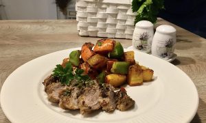 Kačacie prsia v pomarančovej marináde s teplým tekvicovým šalátom, Fotorecept