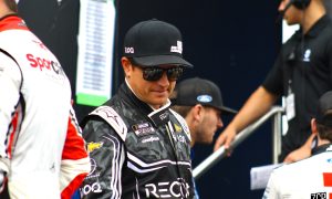 Kimi Räikkönen v pretekárskom oblečení