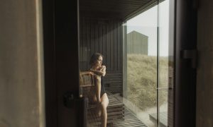 žena v saune a ochorenie atletická noha