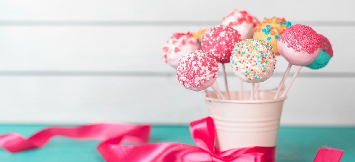 vanilkové cake pops na paličke