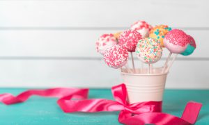 vanilkové cake pops na paličke