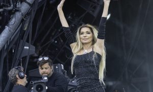 Shania Twain na pódiu