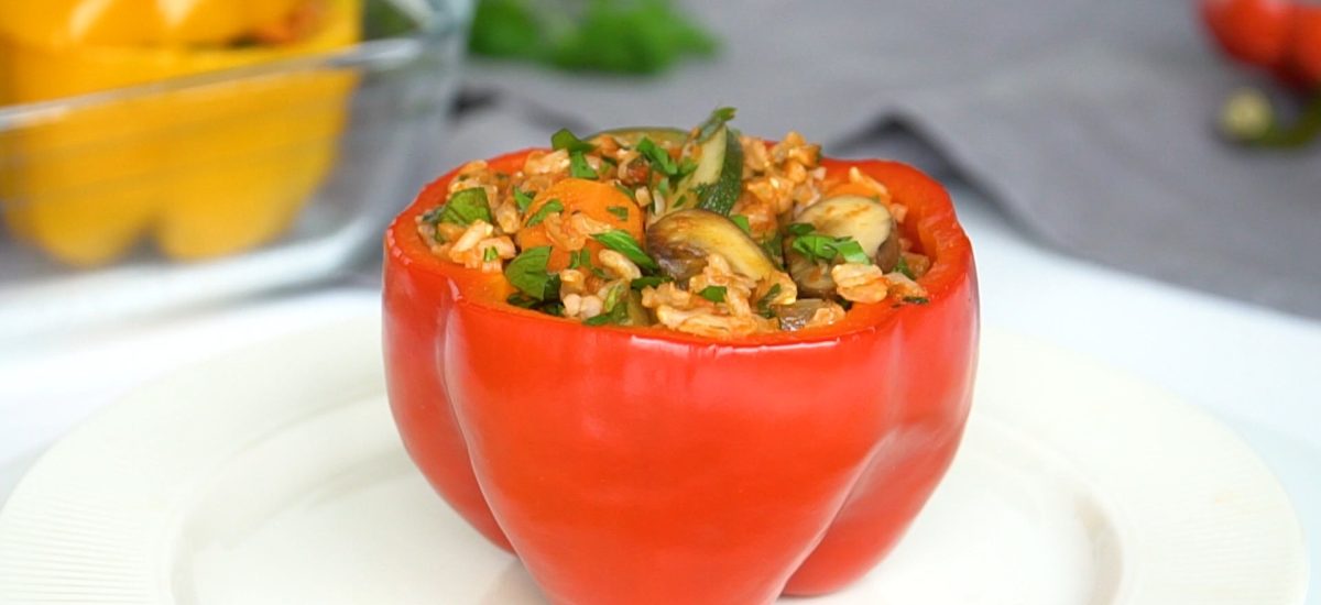 pečená plnená paprika