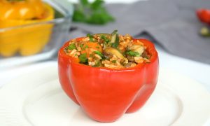 pečená plnená paprika