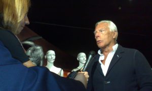 módny návrhár Giorgio Armani