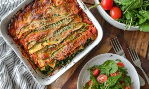 cuketové lasagne v zapekacej nádobe