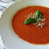 porcia paradajkovej polievky